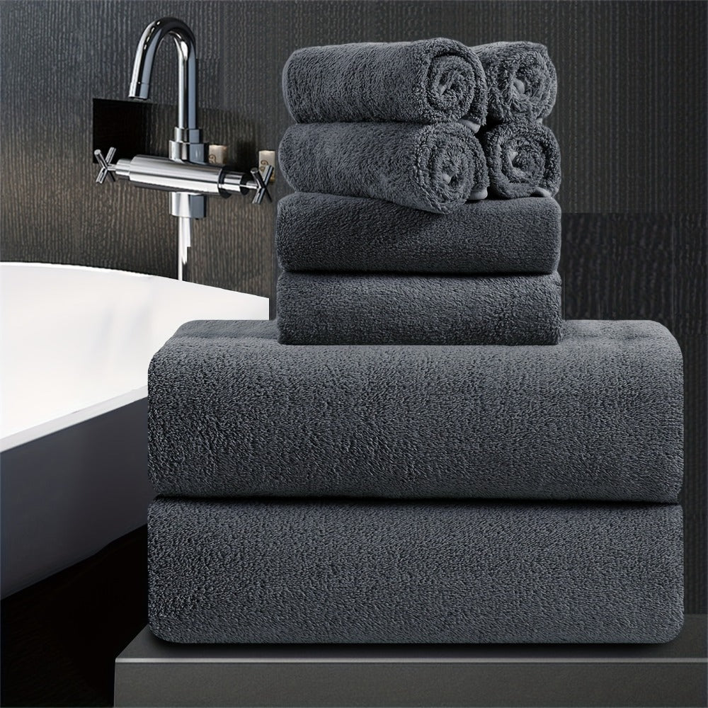 Bath Towels Set 8 Piece 750GSM Oversized 35 x 70 Inch Sheets in 15 Color Options for Home and Guest Use