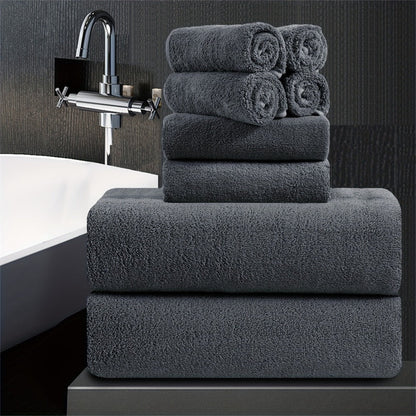 Bath Towels Set 8 Piece 750GSM Oversized 35 x 70 Inch Sheets in 15 Color Options for Home and Guest Use