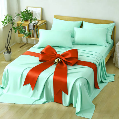 Viscose-from-Bamboo Sheet Set with 4- or 6-Piece Configurations, 11 Colors and 16-Inch Pocket Label