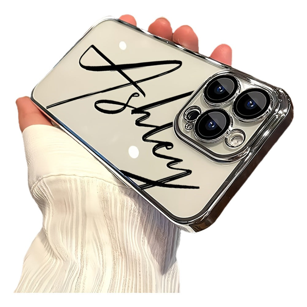 Custom Name Calligraphy Phone Case Personalized Transparent DIY Gift for iPhone for an Everyday Personal Care Routine