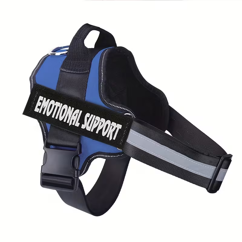 Emotional Support Dog Harness No-Pull Reflective Vest with Handle – Adjustable No-Choke ESA Pet Harness for Easy Walking & Training