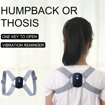 Smart Posture Corrector with Vibration Alert, Wireless Rechargeable Posture Trainer & Back Support Belt for Men Women