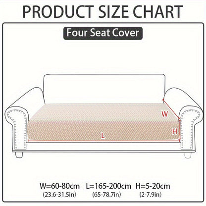Sofa Cover Sectional Panel Options for Single to 4 Seats, Chaise, Armrest Pair or Backrest in Five Colors