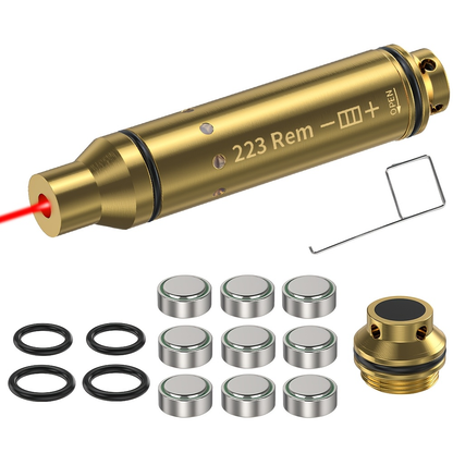 Dry Fire Laser Training Cartridge Multi-Caliber – 9mm 45ACP 223Rem 380ACP 357Sig 308Win 12GA 40Cal 6.5mm 7.62x39 | H59 Brass | Class IIIA