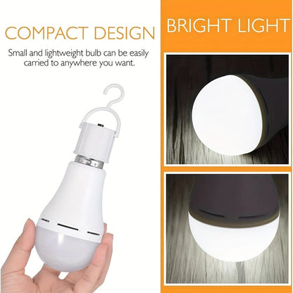 Emergency Light Bulb for Power Outages, Self-Charging Battery Backup LED Bulb 1200mAh 60 Watt Equivalent