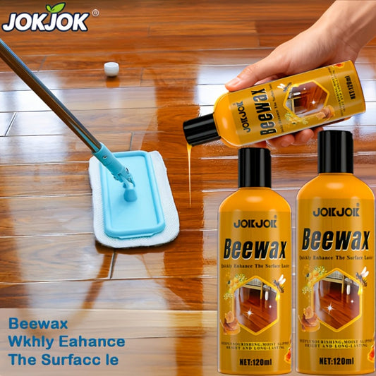 Beeswax Wood Polish & Kit, Natural Wood Furniture Care Wax Deeply Moisturizes, Removes Scratches & Dullness