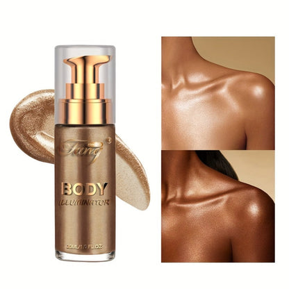 Liquid Luminizer Set of 2 Shimmer Highlighter for Face and Body Glow – All-in-One, for Makeup, Travel and Everyday Vanity Use