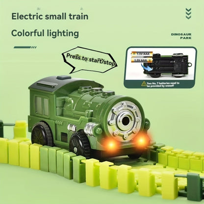 Electric Dinosaur Train Track Set 121pcs with the Listed Color, Size or Set Options for Everyday Use