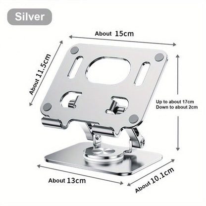 360 Degree Rotating Tablet Phone Stand Foldable, Portable Desktop Lazy Stand with Fast Heat Dissipation
