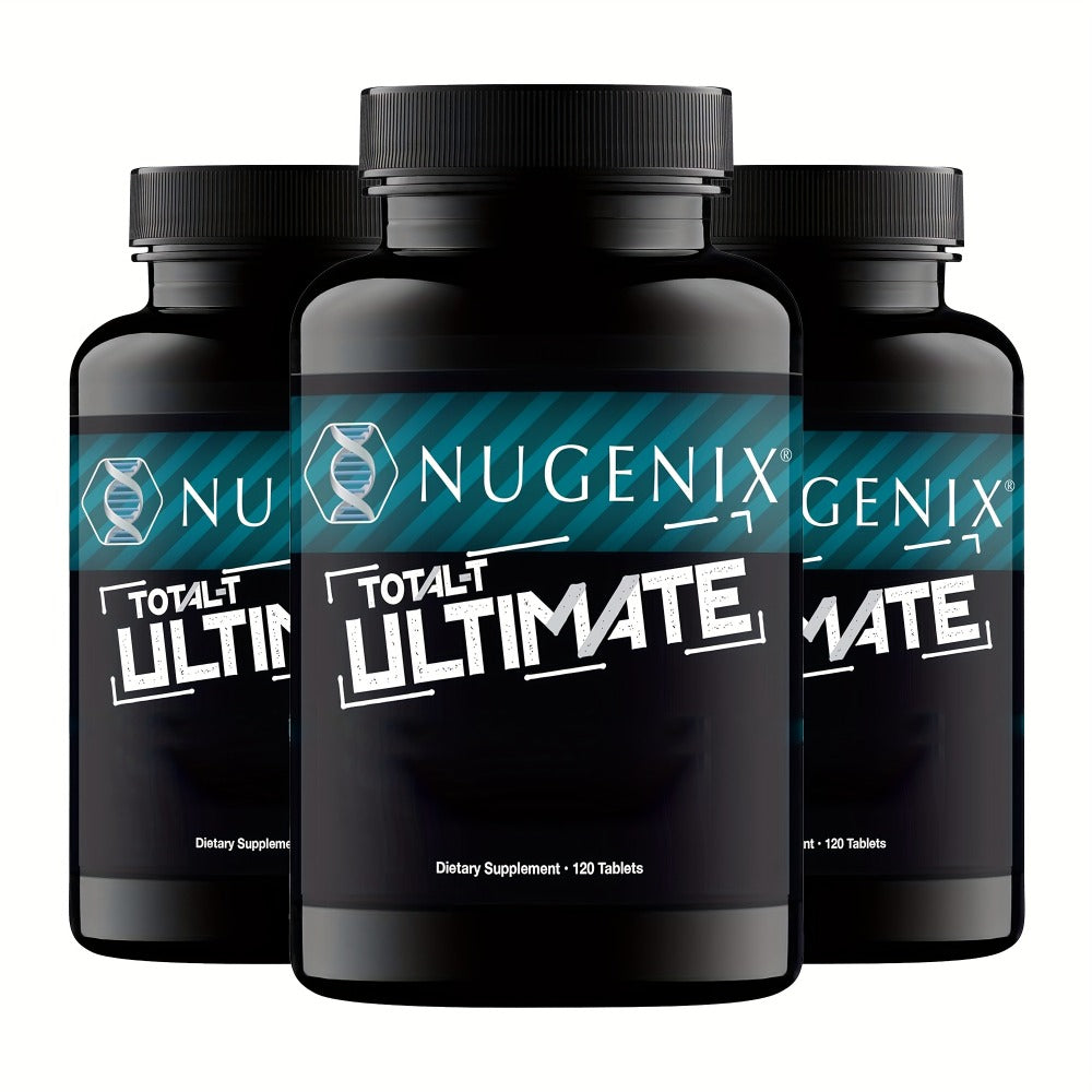 Natural Testosterone Booster for Men, Total-T Ultimate with D-Aspartic Acid, Horny Goat Weed, Tribulus
