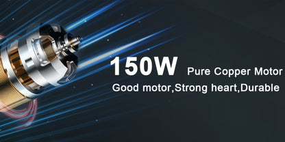Electric Meat Slicer for Home, 6.7" Stainless Steel Blade, 150W Deli Food Slicer with Adjustable 0-15mm Thickness for Cold Cuts