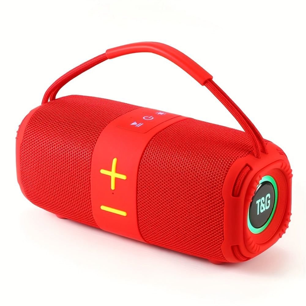 Portable Bluetooth Speaker TG668 Model with IPX4, LED Breathing Light, TWS, FM, USB, TF and AUX