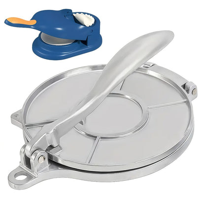 Tortilla Press & Dough Press – 6.5 & 8 Inch Professional Tortilla Maker for Flour & Corn Tortillas, Roti, Quesadilla, Dumpling Wrapper