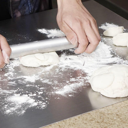 Stainless Steel Cutting Board – Rustproof Rolling Butcher Block Meal Prep Mat, 2 Sizes