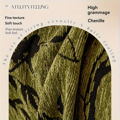 Sofa Cover Throw, Thick Chenille Floral Couch Slipcover in Three Colors for One-to-Four-Seat Sofas