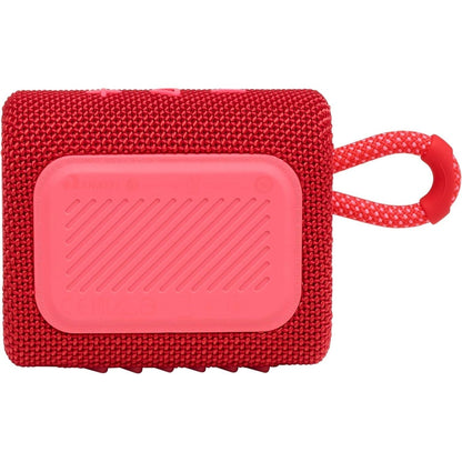 Bluetooth Speaker JBL Go 3 with IP67 Rating, USB-C Charging, Carry Loop, Five-Hour Runtime and Four Colors