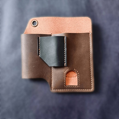 Multitool Belt Holster with Belt Clip & Loop, EDC Everyday Carry Organizer Sheath for Multi-Tools, Flashlight & Pen Holder, 4x5.5x1 Inch