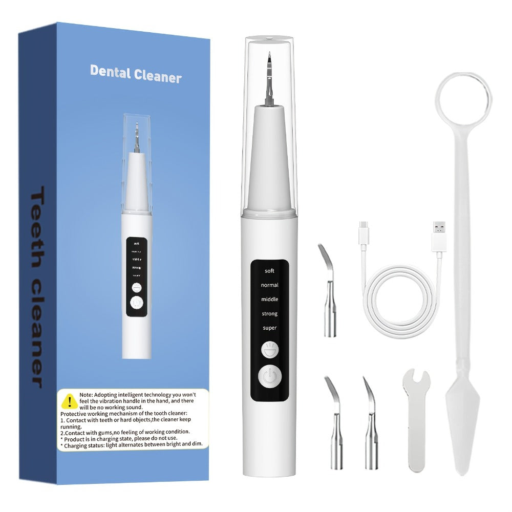 Interdental Cleaner Rechargeable USB Oral Irrigator, 5-Speed Settings, LED Light, Portable Water Flosser for Plaque Removal