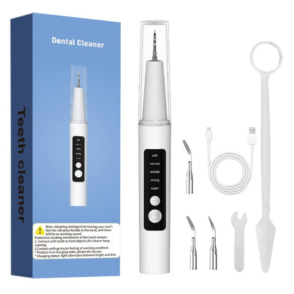 Interdental Cleaner Rechargeable USB Oral Irrigator, 5-Speed Settings, LED Light, Portable Water Flosser for Plaque Removal