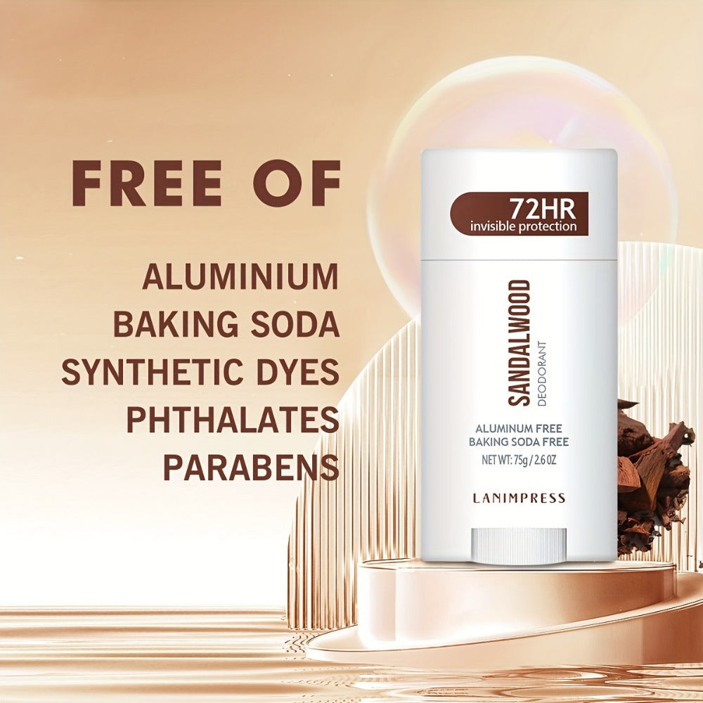 Natural Deodorant Stick Aluminum Free Baking Soda Free 72HR Invisible Protection with Witch for Entryways, Bedrooms and Living Spaces