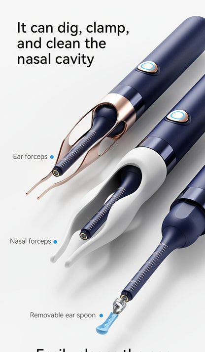 Upgraded 1080P Ear Wax Removal Tool with Camera & Storage Case – LED Light, iOS & Android Compatible, Complete Ear Cleaning Kit