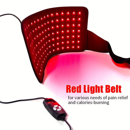 Flexible Red and Near-Infrared LED Body Wrap with 660nm and 850nm Light, Adjustable Straps and Wired Controller