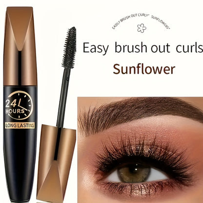 8D Fiber Mascara Set 2 Pcs Volumizing Lengthening Smudge-Proof Waterproof Lash Extension, for Makeup, Travel and Everyday Vanity Use