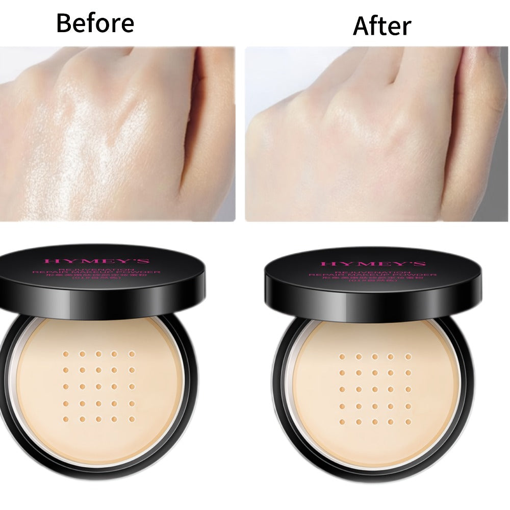 BB Cream Foundation & Setting Powder Set – Waterproof Matte Oil Control with Brush & Powder Puff, Long-Lasting Smooth Formula