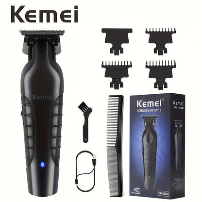 Kemei Hair Clipper & Beard Trimmer Set for Men – Professional Grooming Kit with Reciprocating Shaver, USB Rechargeable, Home & Salon Use