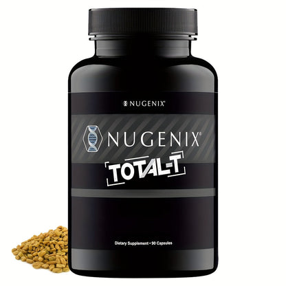 Total-T Testosterone Booster for Men, Daily Vitality & Hormone Support Capsules, Natural Energy, Strength
