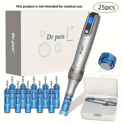 Dr. Pen M8S Microneedling Pen with 25Pcs Nano Cartridges for Entryways, Bedrooms and Living Spaces