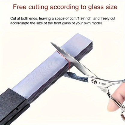 Retractable Windshield Sunshade Aluminum | Auto Fold UV Resistant Heat Insulation, Buckle Stick Install, Front Window Sun Shade Curtain