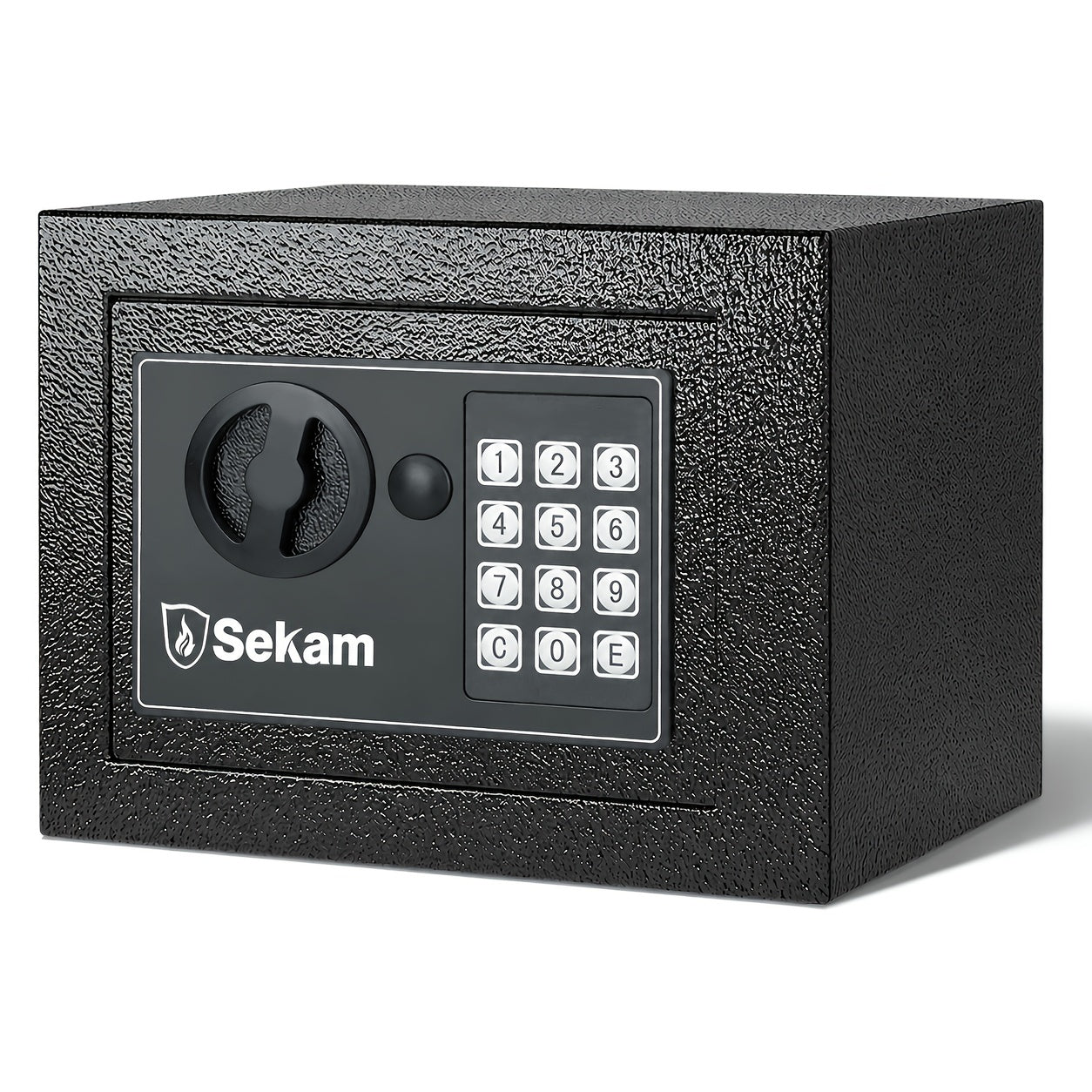 Fireproof Home Safe Box with Digital Keypad and Key Lock Steel Security Safe for Money for Entryways, Bedrooms and Living Spaces