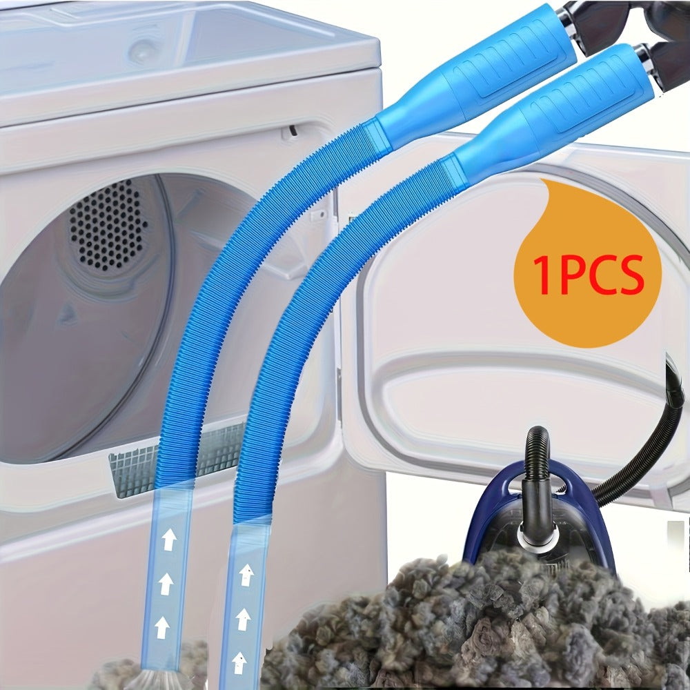 Dryer Vent Cleaner Kit Vacuum Hose Attachment Lint Remover Brush Flexible Dryer Duct Cleaning Tool for Removing Lint Debris Blockage