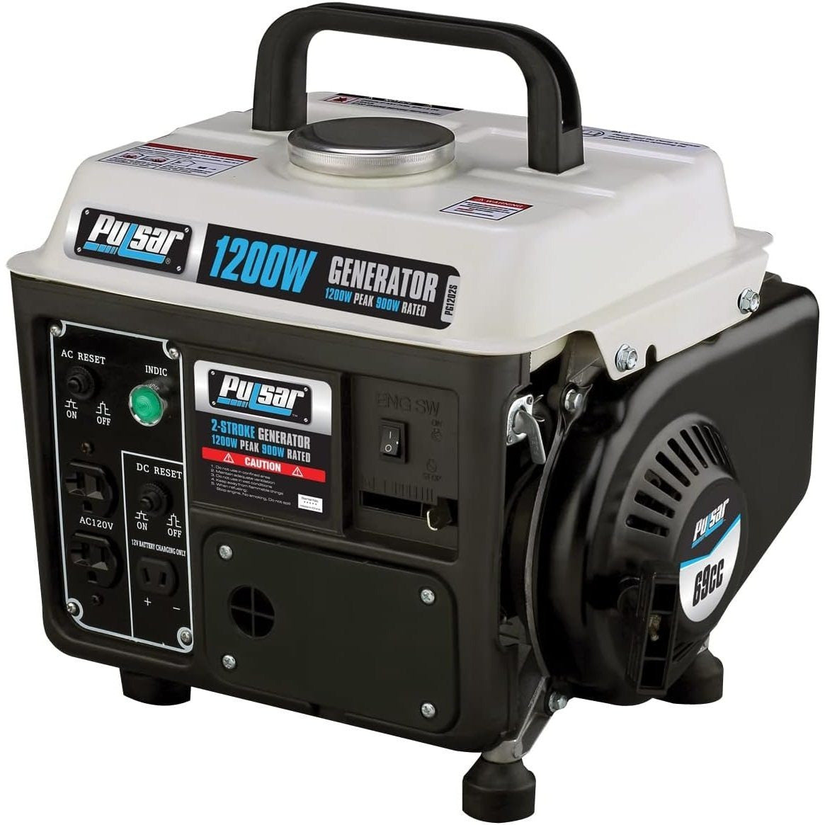 Portable Generator Gas Powered, Camping Emergency Tailgating Outdoor for Garden, Patio and Yard Use