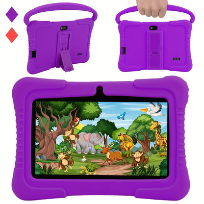 Veidoo 7 Inch Kids Tablet with Drop-Proof Silicone Cover – Eye Protection Screen, WiFi, 2GB RAM 16GB/32GB ROM, Dual Camera