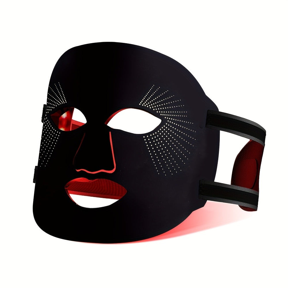 Red Light Therapy Face Mask 7 Color LED, FDA Cleared Silicone Mask for, Wrinkles, Acne & Skin Whitening