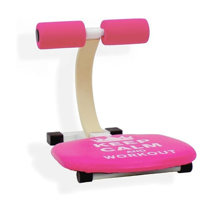 Fitness Equipment FabFit Ab Crunch Trainer with Dual Roller Frame Yoga Mat and Three Color Options