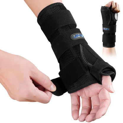 Wrist & Thumb Brace Complete Support Set with Adjustable Shoulder Strap, Night Clip Stabilizer, Wrist Tube & Hand Support