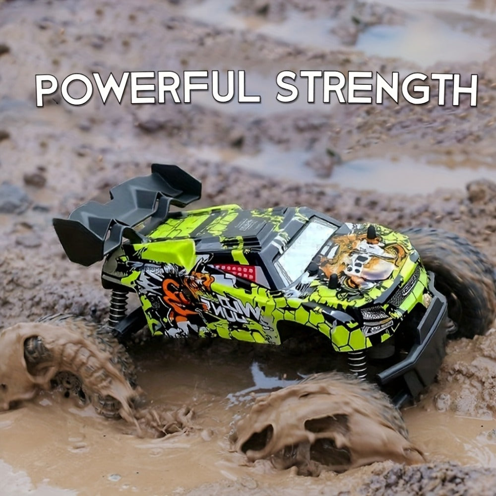 Drop-Proof High-Speed RC Off-Road Car for Boys – 2.4GHz Impact-Resistant All-Terrain Remote Control Vehicle