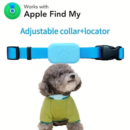 Pet GPS Tracking Collar Dual-System Smart Positioning, Anti-Lost Adjustable Collar Tracker for Cats Dogs & Puppies