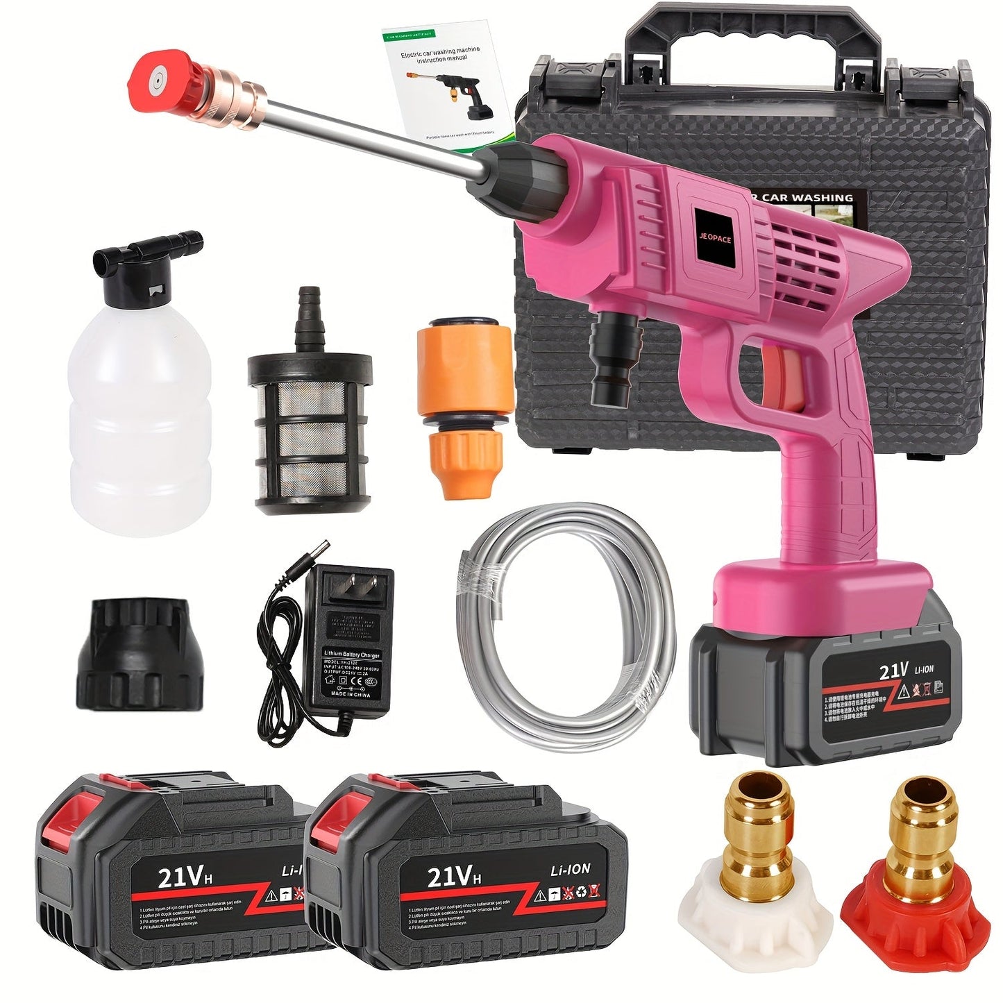 Cordless Pressure Washer Battery Powered, Car Yard Driveway Garden for Garden, Patio and Yard Use