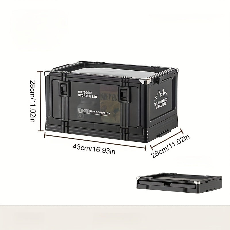 Collapsible Storage Box | Foldable Camping Outdoor Travel Organizer