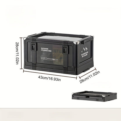 Collapsible Storage Box | Foldable Camping Outdoor Travel Organizer