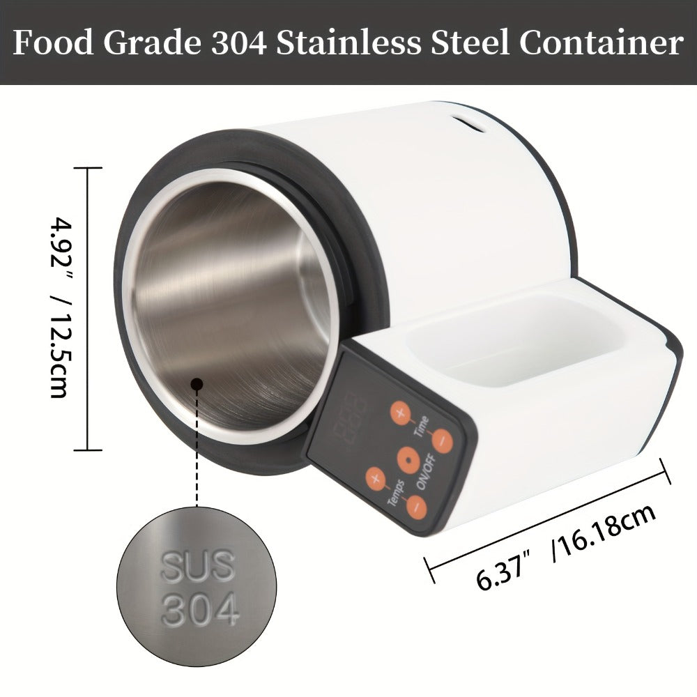 Herbal Oil Infusion Machine & Decarboxylator All-in-One Butter Tincture Maker with Food Grade Stainless Steel Canister