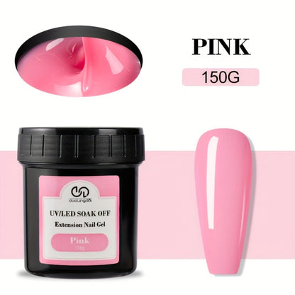 Builder Gel for Nail Extensions 150g Apex Strengthening Kit 13 Shades Clear White Pink Nude Milky Jelly Salmon UV LED Cure Professional