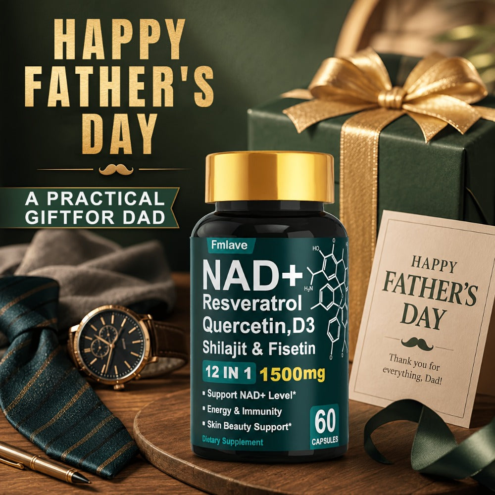 NAD+ Supplement Capsules 1500mg 12-in-1 with Nicotinamide Riboside & Quercetin for Bath Time, Home Spa and Personal Care