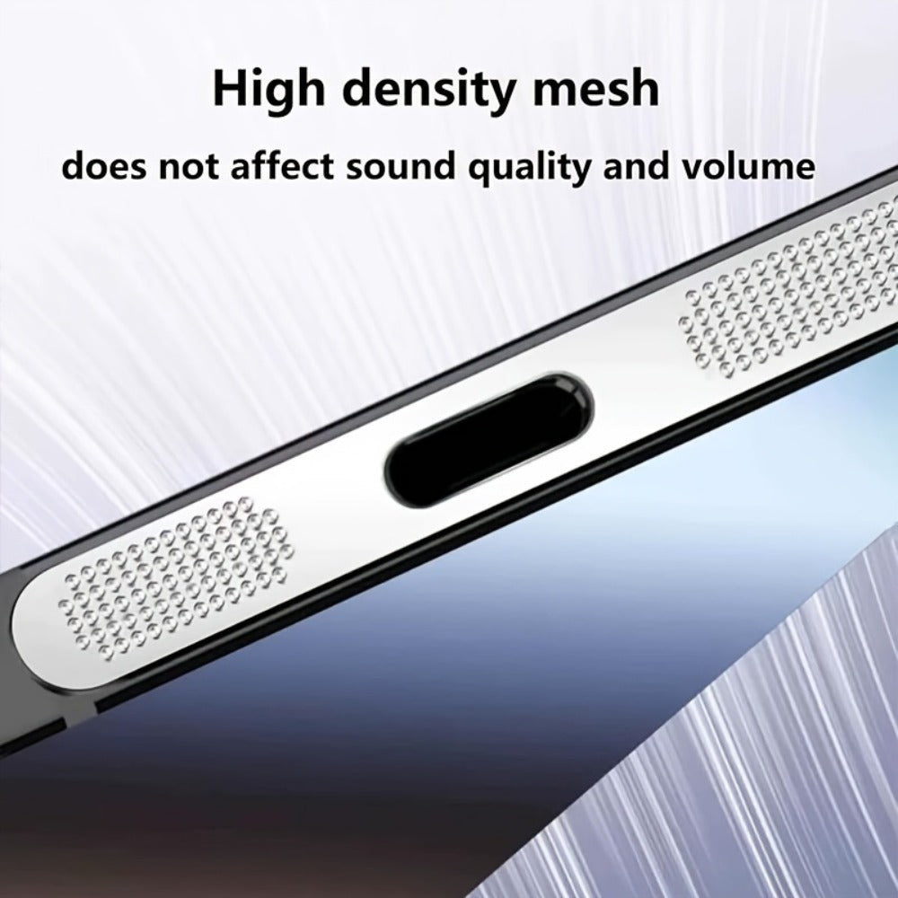 Metal Speaker Dust Mesh for iPhone 2-Pack – Anti-Dust Cover Sticker, Dustproof Mesh Net for Speaker & Earpiece, Multiple Colors