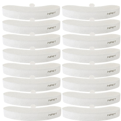NPET DF10 Pet Water Fountain Replacement Filters – Multi-Pack Activated Carbon Filter Cartridges for Dog & Cat Water Fountain