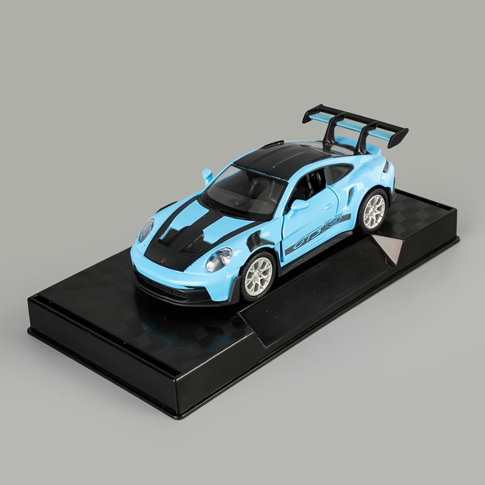 Porsche 911 Die-Cast Collectible Model for Adults, High-Detail Zinc Alloy Display Car for Home Decor Exhibitions
